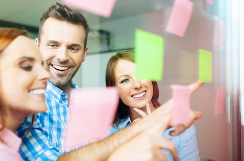 Gruppe von Unternehmen Menschen Arbeiten am neuen Projekt – Stockfoto