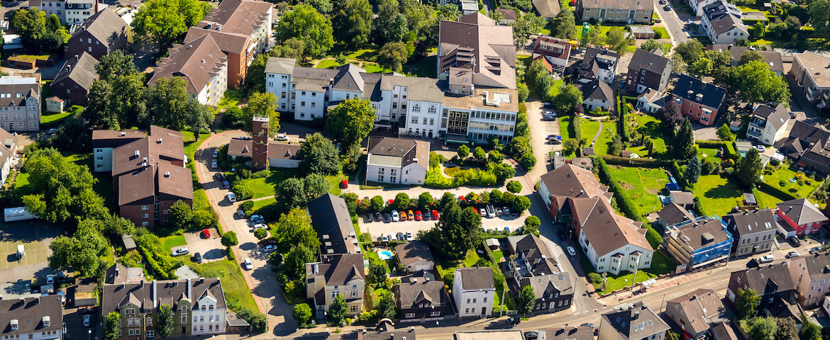 Augusta Akademie Luftaufnahme